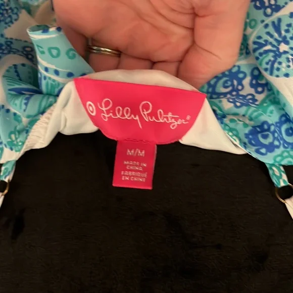 Lily Pulitzer Ruffle Neck Dress - Picture 4 of 5